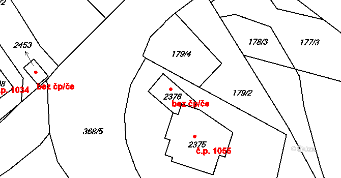 Sezimovo Ústí 47437154 na parcele st. 2376 v KÚ Sezimovo Ústí, Katastrální mapa