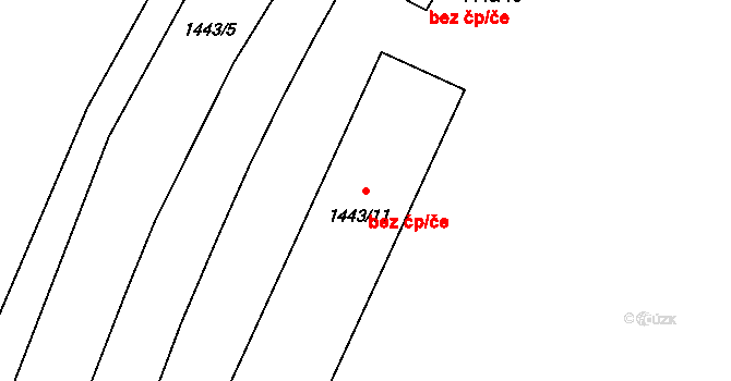 Bohumín 48328154 na parcele st. 1443/11 v KÚ Pudlov, Katastrální mapa