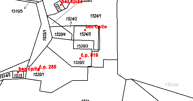 Objekt 80919154, Katastrální mapa