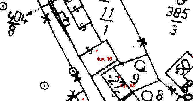 Pacelice 16, Škvořetice na parcele st. 25 v KÚ Pacelice, Katastrální mapa