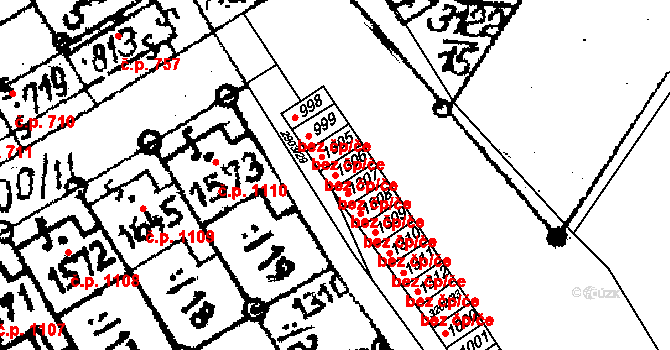 Jaroměřice nad Rokytnou 38347156 na parcele st. 1306 v KÚ Jaroměřice nad Rokytnou, Katastrální mapa