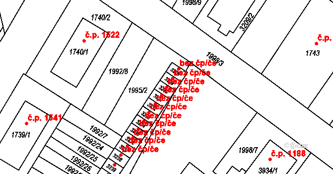 Šumperk 42003156 na parcele st. 3230 v KÚ Šumperk, Katastrální mapa
