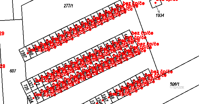 Nový Jičín 44879156 na parcele st. 1382 v KÚ Nový Jičín-Dolní Předměstí, Katastrální mapa
