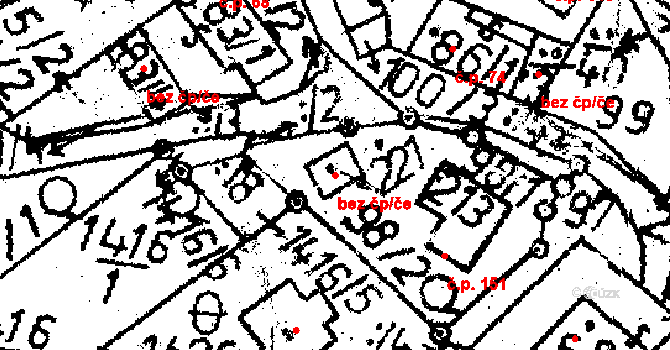 Těmice 47703156 na parcele st. 221 v KÚ Těmice u Kamenice nad Lipou, Katastrální mapa