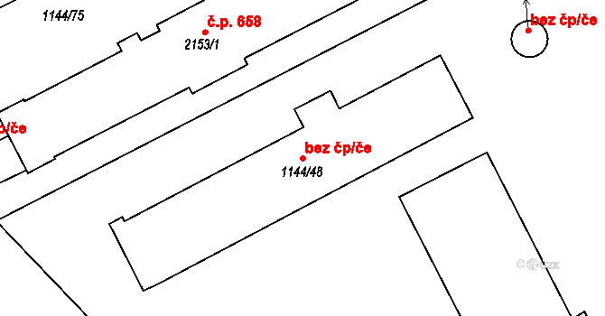 Lázně Bohdaneč 41821157 na parcele st. 1144/48 v KÚ Lázně Bohdaneč, Katastrální mapa
