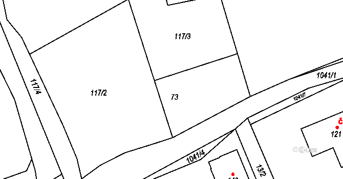 Roučkovice 65, Pacov, Katastrální mapa