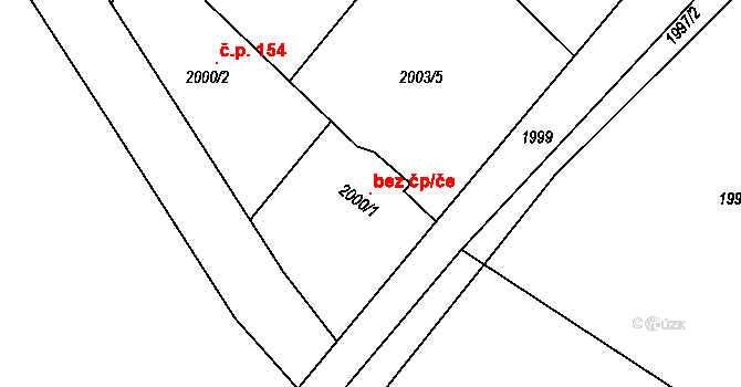 Týniště nad Orlicí 41939158 na parcele st. 2000/1 v KÚ Týniště nad Orlicí, Katastrální mapa