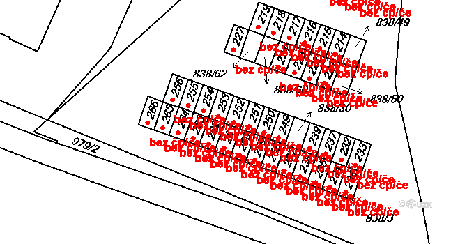 Rychnov nad Kněžnou 44271158 na parcele st. 252 v KÚ Dlouhá Ves u Rychnova nad Kněžnou, Katastrální mapa