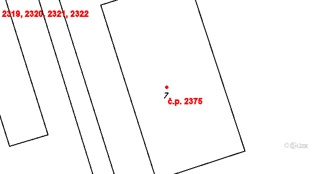 Kročehlavy 2375, Kladno na parcele st. 7 v KÚ Kročehlavy, Katastrální mapa