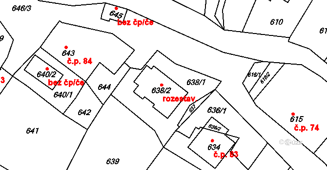 Polnička 128, Katastrální mapa