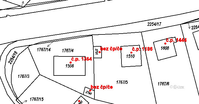 Šumperk 42011159 na parcele st. 2791 v KÚ Šumperk, Katastrální mapa