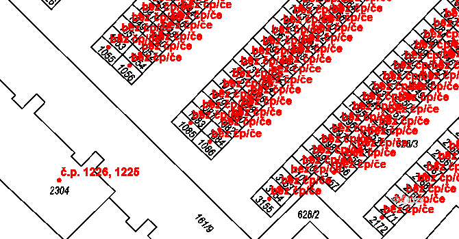 Neratovice 49516159 na parcele st. 1082 v KÚ Neratovice, Katastrální mapa