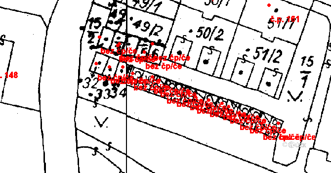 Heřmanova Huť 43176160 na parcele st. 38 v KÚ Vlkýš, Katastrální mapa