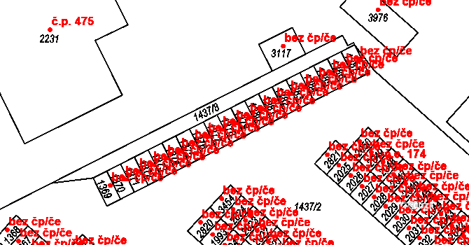 Vrchlabí 44982160 na parcele st. 1378 v KÚ Vrchlabí, Katastrální mapa