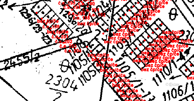 Kamenický Šenov 45902160 na parcele st. 1105/1 v KÚ Kamenický Šenov, Katastrální mapa