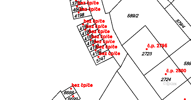 Jablonec nad Nisou 3148, Katastrální mapa