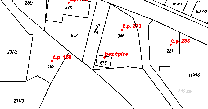 Mořkov 38927161 na parcele st. 675 v KÚ Mořkov, Katastrální mapa