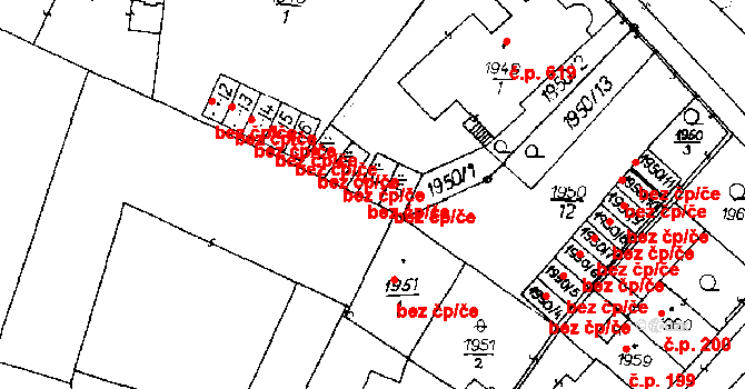 Poděbrady 39925161 na parcele st. 1949/4 v KÚ Poděbrady, Katastrální mapa