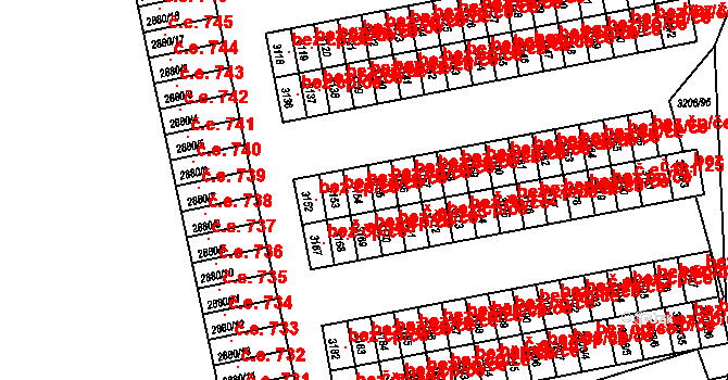 Orlová 43940161 na parcele st. 3154 v KÚ Horní Lutyně, Katastrální mapa