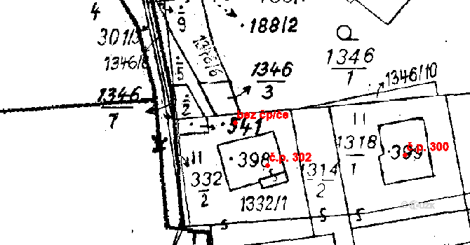 Černošín 48242161 na parcele st. 541 v KÚ Černošín, Katastrální mapa
