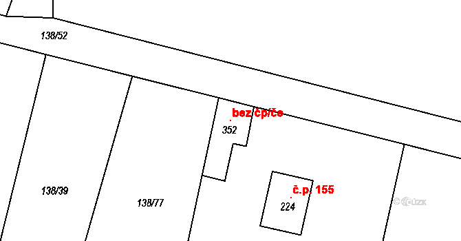 Stádlec 115517162 na parcele st. 352 v KÚ Stádlec, Katastrální mapa