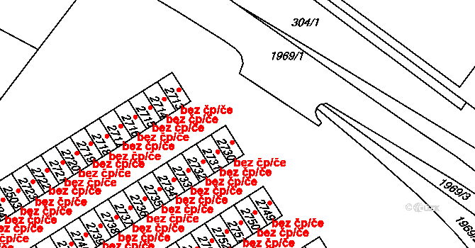 Čáslav 43300162 na parcele st. 2730 v KÚ Čáslav, Katastrální mapa
