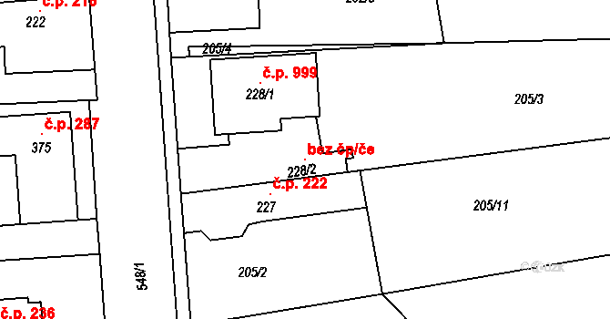 Nehvizdy 105047163 na parcele st. 228/2 v KÚ Nehvizdy, Katastrální mapa