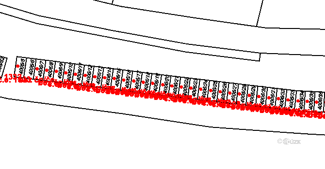 Předměstí 203, Litoměřice na parcele st. 4006/20 v KÚ Litoměřice, Katastrální mapa