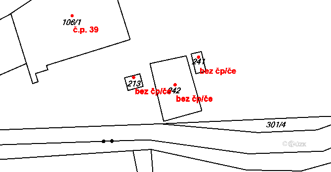 Teplice nad Metují 40120163 na parcele st. 242 v KÚ Dolní Teplice, Katastrální mapa