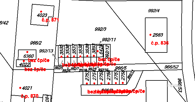 Chrudim 41920163 na parcele st. 6428 v KÚ Chrudim, Katastrální mapa