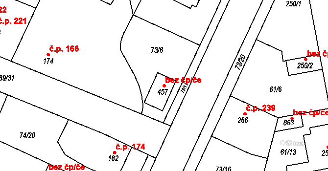 Lysá nad Labem 49830163 na parcele st. 457 v KÚ Litol, Katastrální mapa