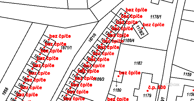 Zlaté Hory 38538164 na parcele st. 1202 v KÚ Zlaté Hory v Jeseníkách, Katastrální mapa