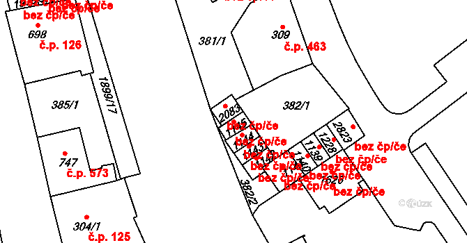 Vrchlabí 45041164 na parcele st. 1145 v KÚ Vrchlabí, Katastrální mapa