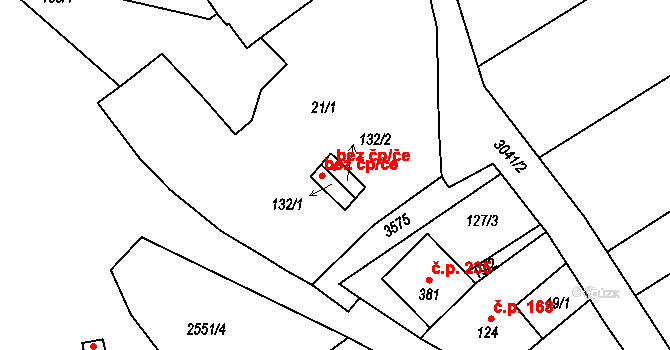 Horní Věstonice 47263164 na parcele st. 132/2 v KÚ Horní Věstonice, Katastrální mapa