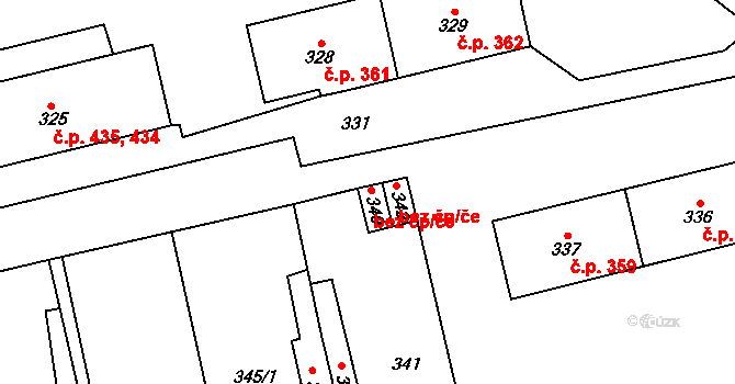 Velké Opatovice 147, Katastrální mapa