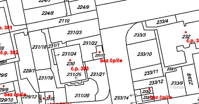 Objekt 86867164, Katastrální mapa