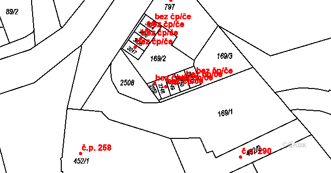 Hranice 38790165 na parcele st. 2748 v KÚ Hranice, Katastrální mapa