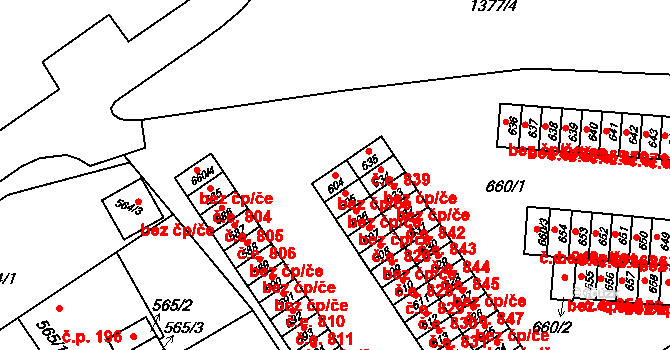 Kopřivnice 43250165 na parcele st. 604 v KÚ Kopřivnice, Katastrální mapa