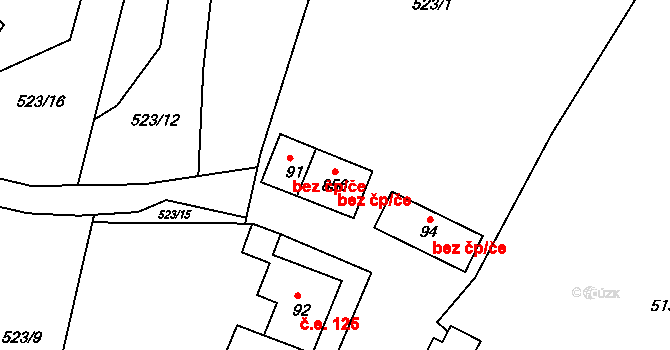 Objekt 95409165, Katastrální mapa