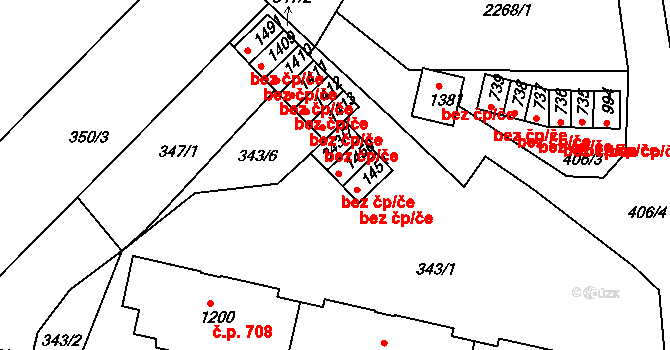 Nová Bystřice 222, Katastrální mapa