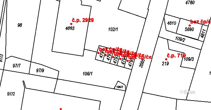 Dvůr Králové nad Labem 41887166 na parcele st. 4792 v KÚ Dvůr Králové nad Labem, Katastrální mapa