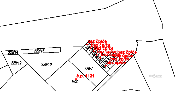 Čáslav 43996167 na parcele st. 2324 v KÚ Čáslav, Katastrální mapa
