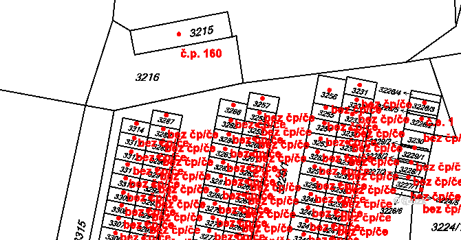 Orlová 43961169 na parcele st. 3285 v KÚ Horní Lutyně, Katastrální mapa