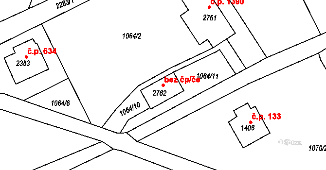 Lomnice nad Popelkou 98394169 na parcele st. 2762 v KÚ Lomnice nad Popelkou, Katastrální mapa