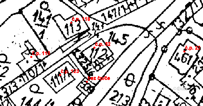 Markvartice 52, Jablonné v Podještědí na parcele st. 112 v KÚ Markvartice v Podještědí, Katastrální mapa