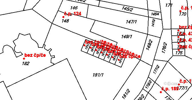 Moravský Krumlov 42652171 na parcele st. 181/5 v KÚ Moravský Krumlov, Katastrální mapa