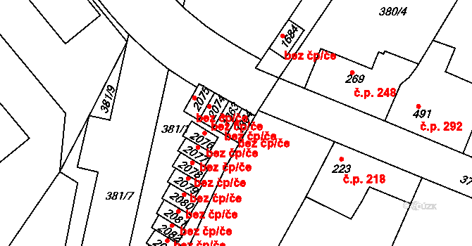 Neratovice 43042171 na parcele st. 1364 v KÚ Neratovice, Katastrální mapa