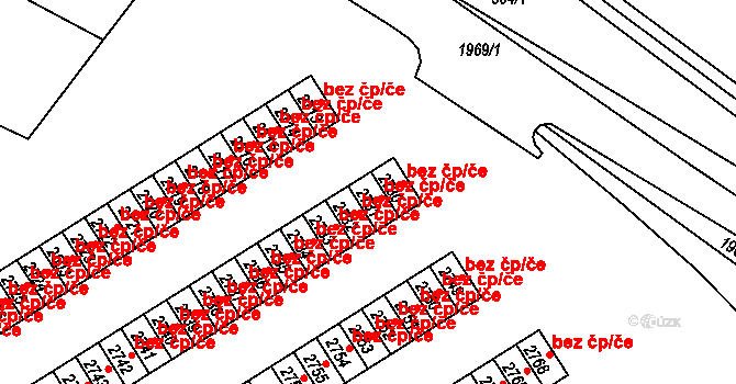 Čáslav 43300171 na parcele st. 2732 v KÚ Čáslav, Katastrální mapa
