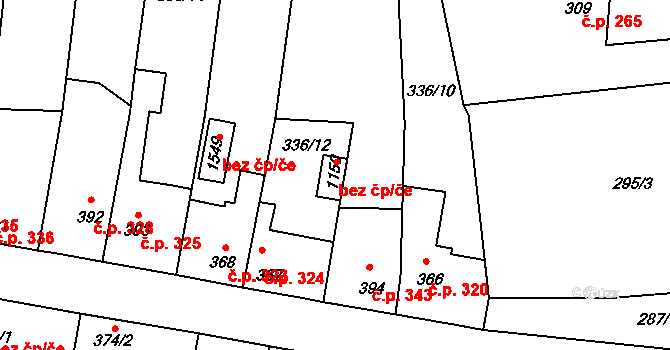 Blovice 46242171 na parcele st. 1150 v KÚ Blovice, Katastrální mapa