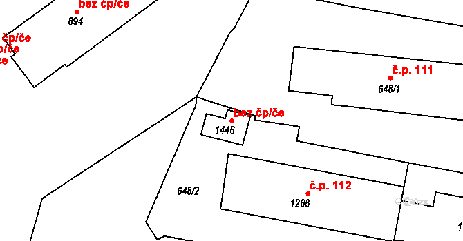 Žacléř 49581171 na parcele st. 1446 v KÚ Žacléř, Katastrální mapa